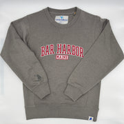 Bar Harbor Gray Applique Crew