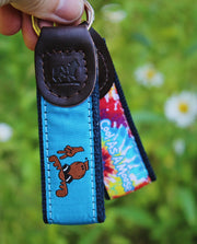 Cool As A Moose Blue Key Fob