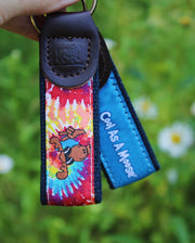 Cool As A Moose TieDye Key Fob