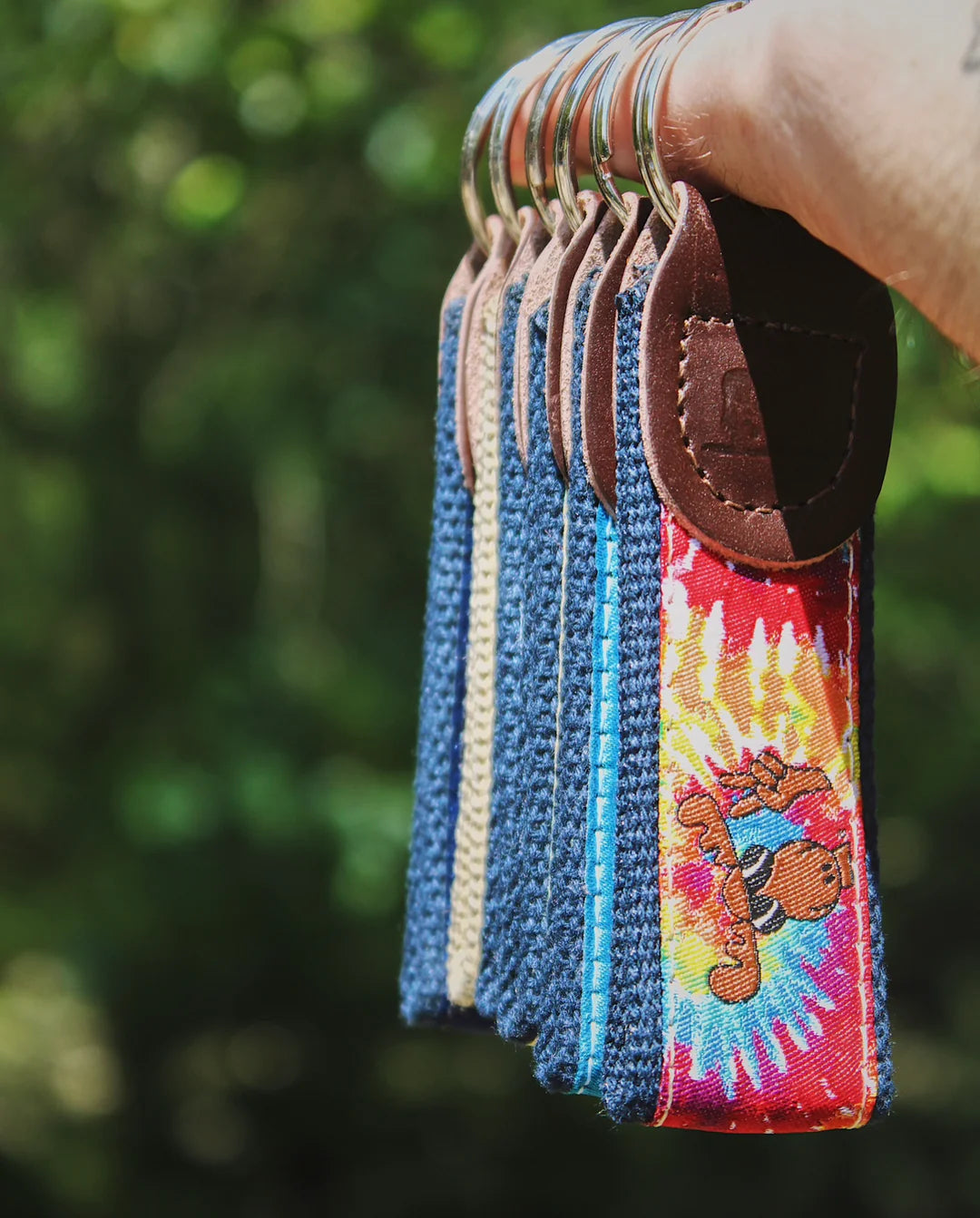 Cool As A Moose TieDye Key Fob